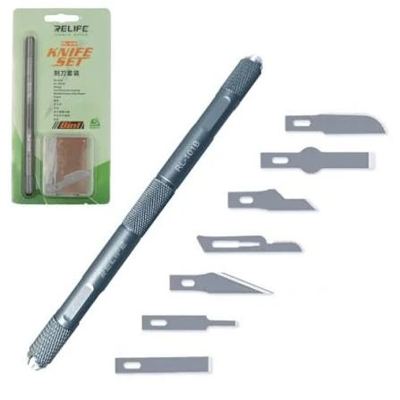 [835147] Precision Knife with Replacement Blades Relife RL - 101B